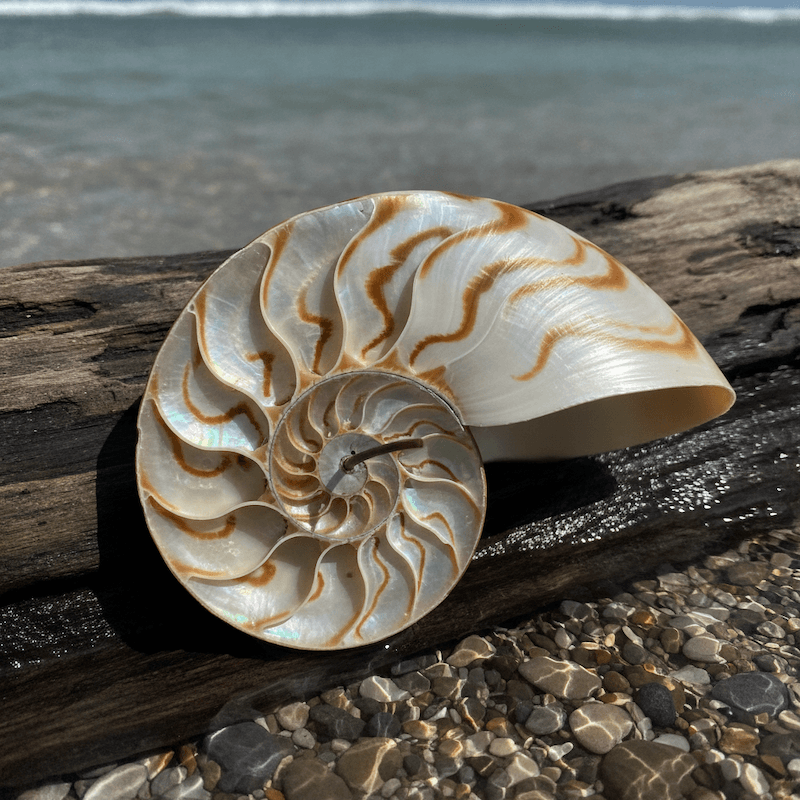 Nautilus shell and the Golden Ratio