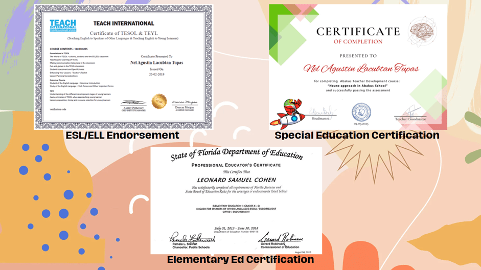 Additional Certification Opportunities