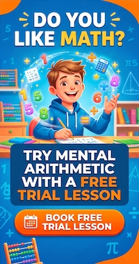 Book a free trial mental arithmetic lesson