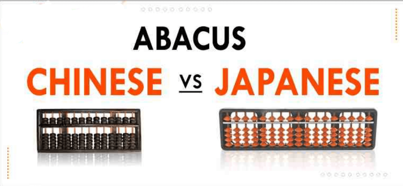 Diferencias entre el ábaco chino y japonés