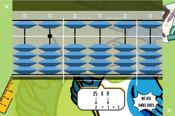 Supongamos que tienes que multiplicar mentalmente 25 por 8