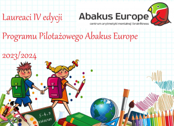 Laureaci IV edycji Programu Pilotażowego Abakus Europe 2023/2024